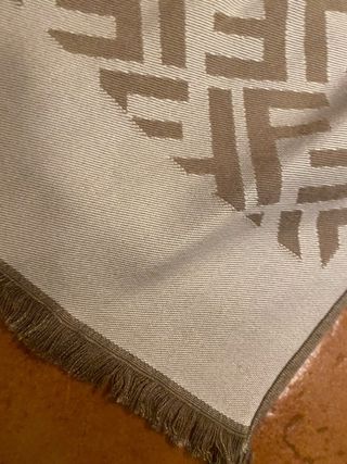 Sciarpa Fedi Beige e Bianca