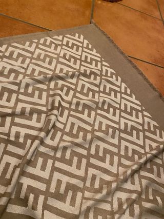 Sciarpa Fedi Beige e Bianca