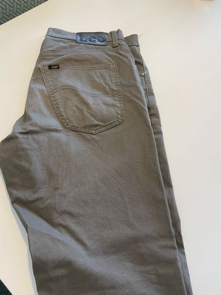 Pantalón Lee Gris Hombre