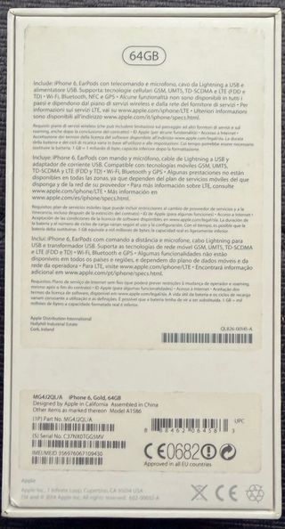 iPhone 6 64GB Dorado