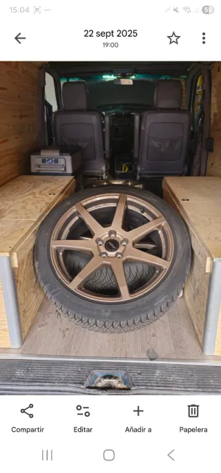 Llantas 19 5x112 buje 66.6 con neumático 245/40/19