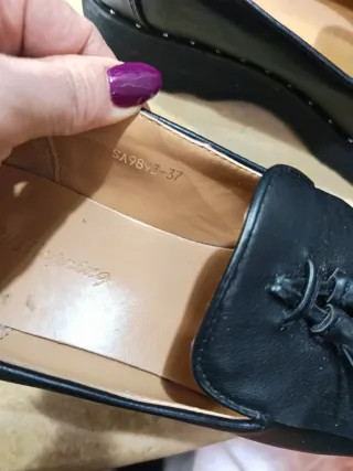 Mocassini donna n.37 neri