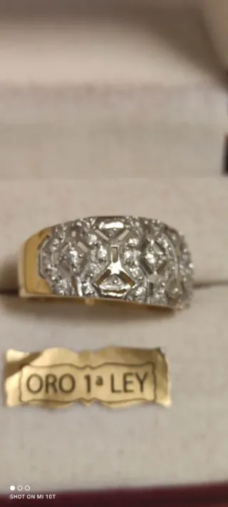 Anillo Oro 18k Amarillo.
