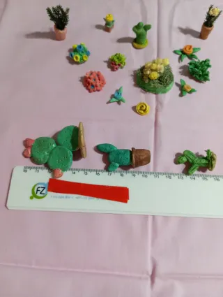 Miniature per presepi - Banco fioraio