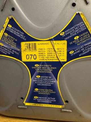 Cadenas Nieve König Super Magic 13-17