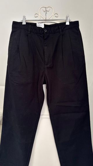 CARHARTT PANTALONES CHINOS PINZAS NEGRO HOMBRE 31