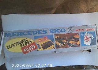 MERCEDES BENZ POLICE PATROL RICO - CAJA VACIA