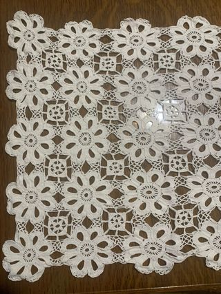 Originale runner crochet cotone