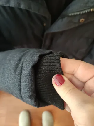 Abrigo Springfield Hombre Talla M Azul-Gris oscuro