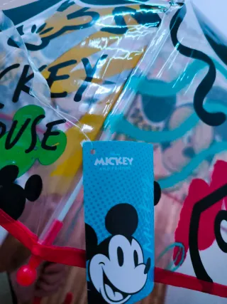 Paraguas Disney Mickey Mouse Multicolor, sin usar