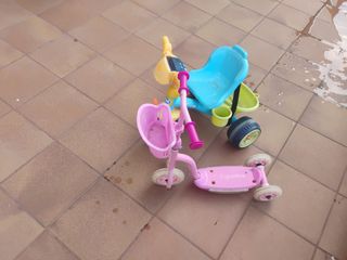 Bicicleta y Patineta Infantil