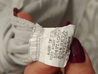 Vestito donna taglia unica seta e viscosa