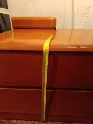 Mesilla de Noche Madera 2 Cajones