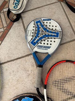 Lote Raquetas Padel, Tenis, Bádminton + Fundas
