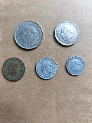 Colección monedas Franco