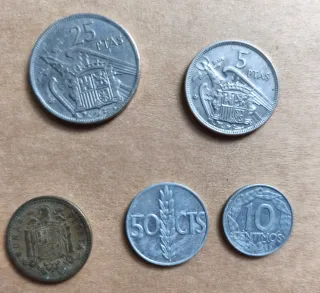 Colección monedas Franco