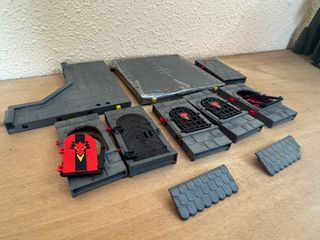 Playmobil Castillo Dragón - Bases y Paredes