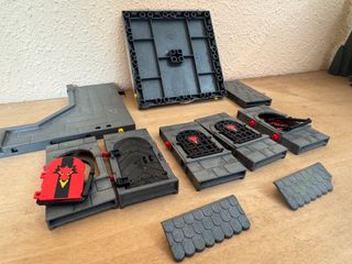 Playmobil Castillo Dragón - Bases y Paredes