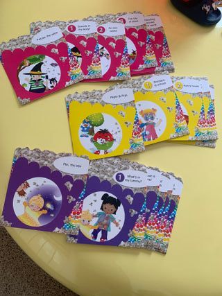 3 colecciones de libros en inglés para niños.