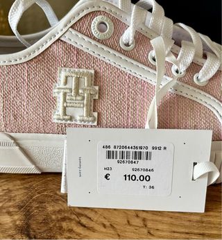 Zapatillas Tommy Hilfiger rosas nuevas