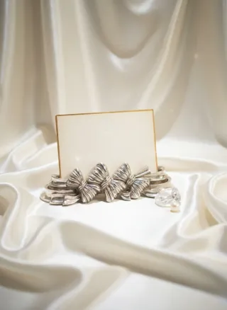 Raro porta lettere/carte placcato argento