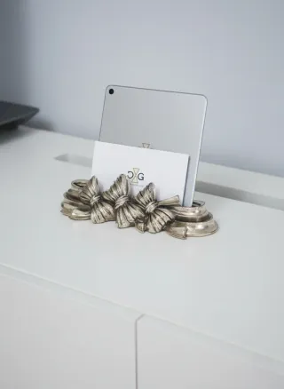 Raro porta lettere/carte placcato argento