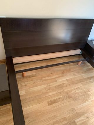 cama y somier 135 con cabecero