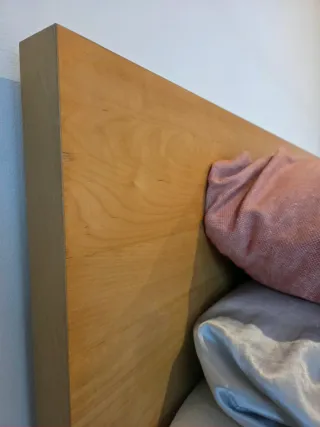 Cama Ikea Madera con Cabecero