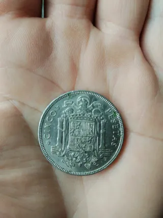 Cinco Pesetas Francisco Franco 1949