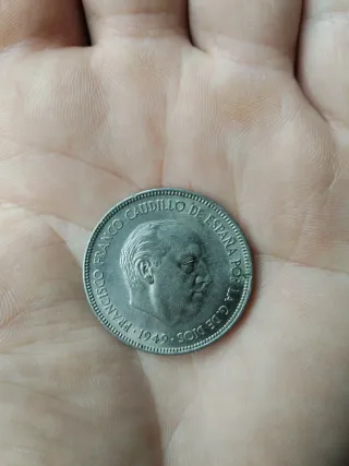 Cinco Pesetas Francisco Franco 1949
