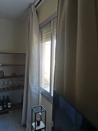 Cortinas opacas Ikea beige