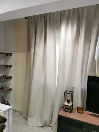 Cortinas opacas Ikea beige