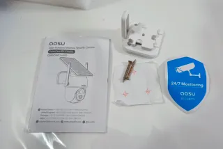 Cámara Vigilancia AOSU Solar Exterior