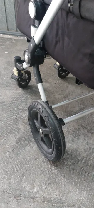 Bugaboo Cameleon 3 Rojo con saco de silla invierno