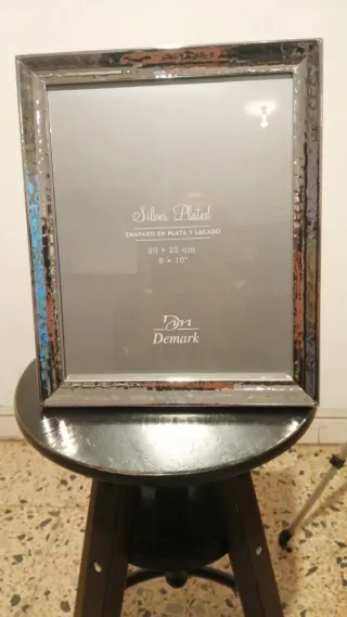 Marco de fotos Demark plateado