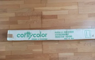 Pantalla de proyección con trípode 125x125