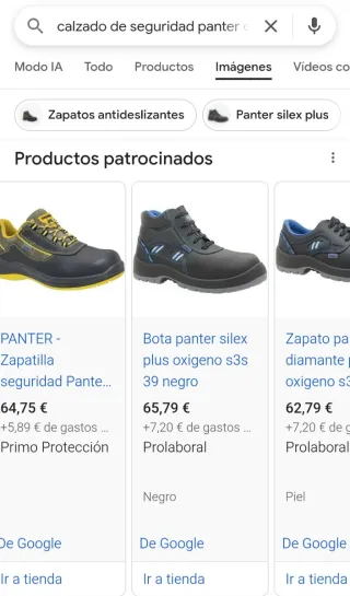 Zapatos seguridad Panter S3 Talla 42