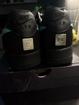 Nike Air Force 1 Black Teal