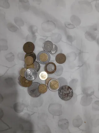 Lote de monedas variadas