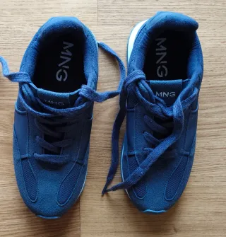Zapatillas Mango Kids Azul Marino T.34