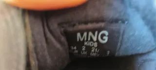 Zapatillas Mango Kids Azul Marino T.34