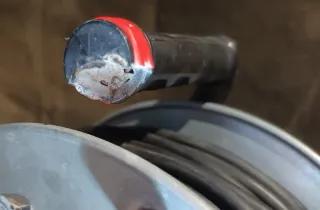 Enrollacables Brennenstuhl 50m Acero