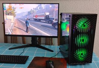 PC Gaming Xeon RX 6600 32GB RGB NVMe Win11 PC-217