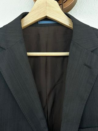 Traje Massimo Dutti Gris oscuro Hombre
