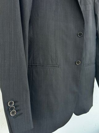 Traje Massimo Dutti Gris oscuro Hombre