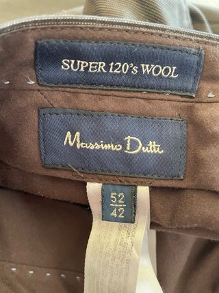 Traje Massimo Dutti Gris oscuro Hombre
