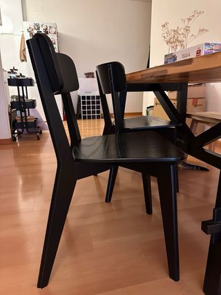 Conjunto mesa de comedor IKEA madera moderno