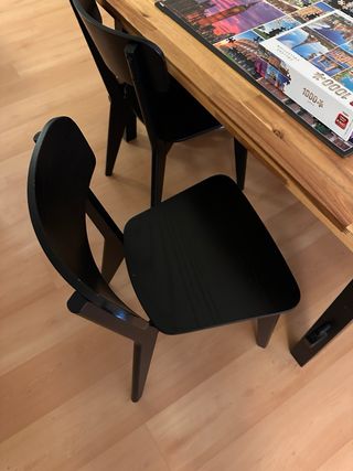 Conjunto mesa de comedor IKEA madera moderno