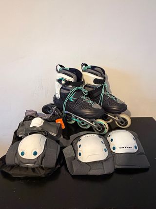 Patines Oxelo Talla 39 + Protecciones