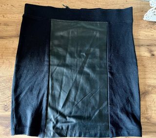 Minifalda elástica piel Jacqueline de Yong